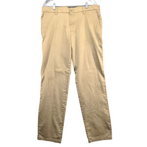 Dockers Men's Straight Flex Comfort Signature Khaki Tan 36x34 Flat Front